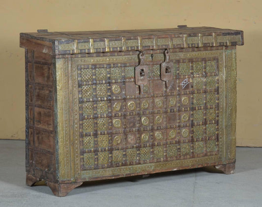 Wooden Iron Console Box - TESU