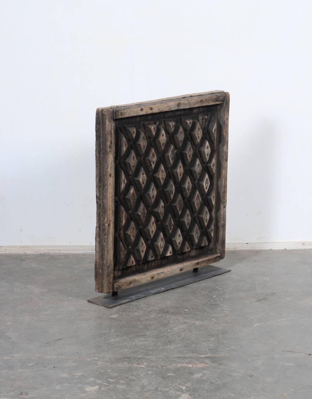Elevate your home decor with our Wooden Panel on Iron Stand