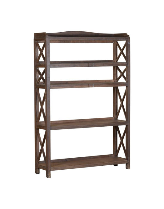 Casual Wooden Shelf Rack