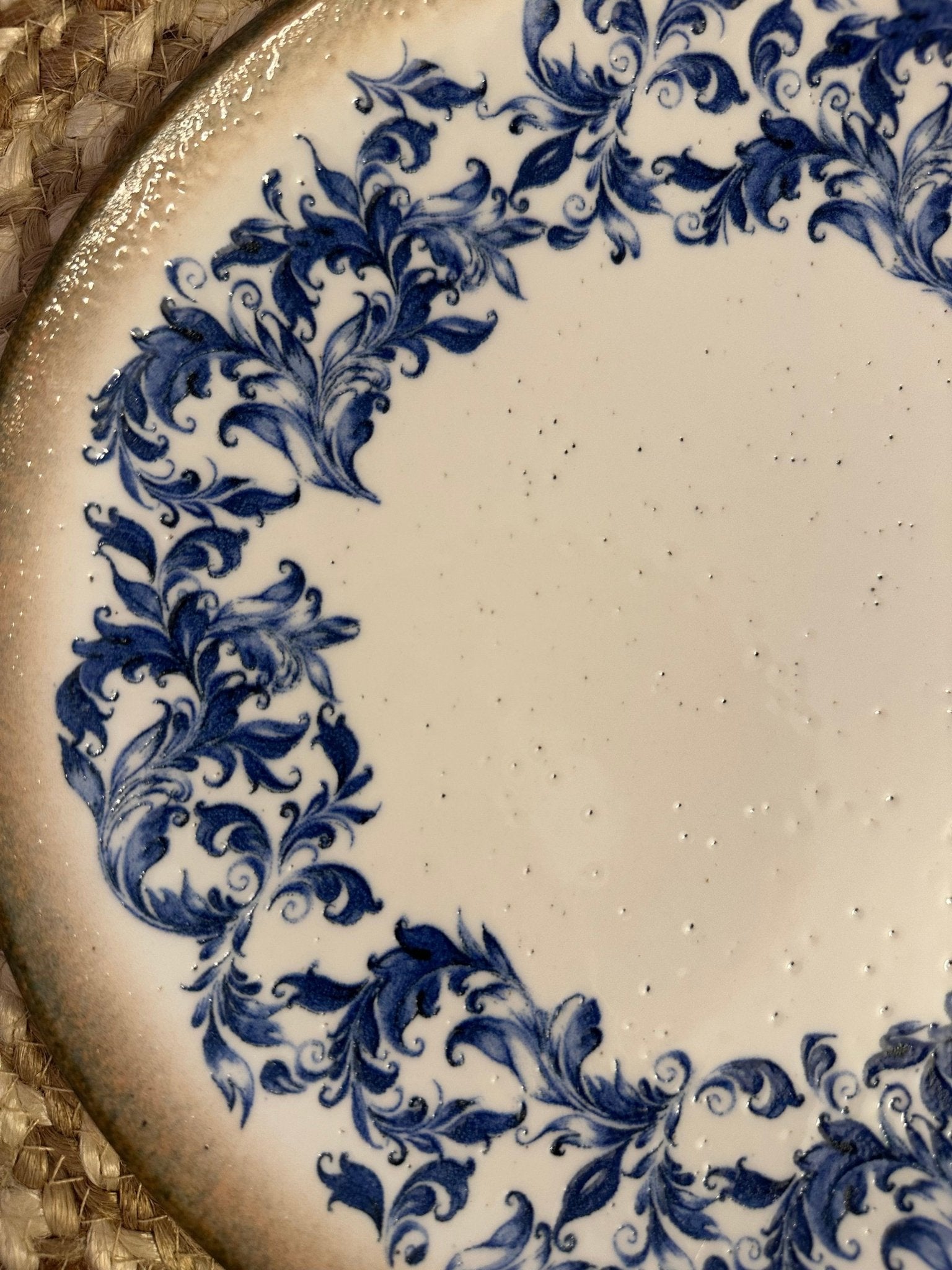 Alacati Printed Ceramic Dinner Set - 8 pieces - TesuServeware
