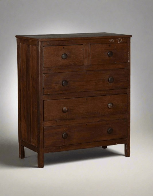 Antique 5 Drawer Chest Cabinet - TesuCabinets & Storage