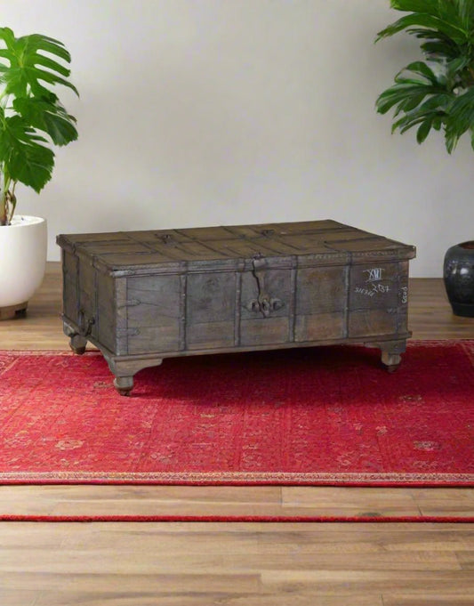 Antique Wooden Coffee Table - TesuTable