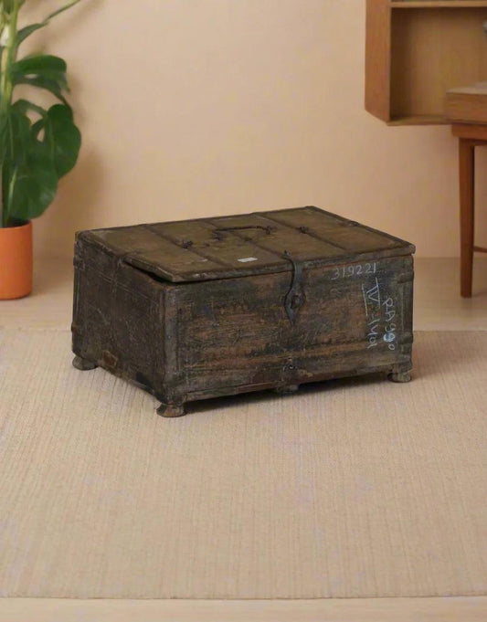 Antique Wooden Keeper - TesuCabinets & Storage
