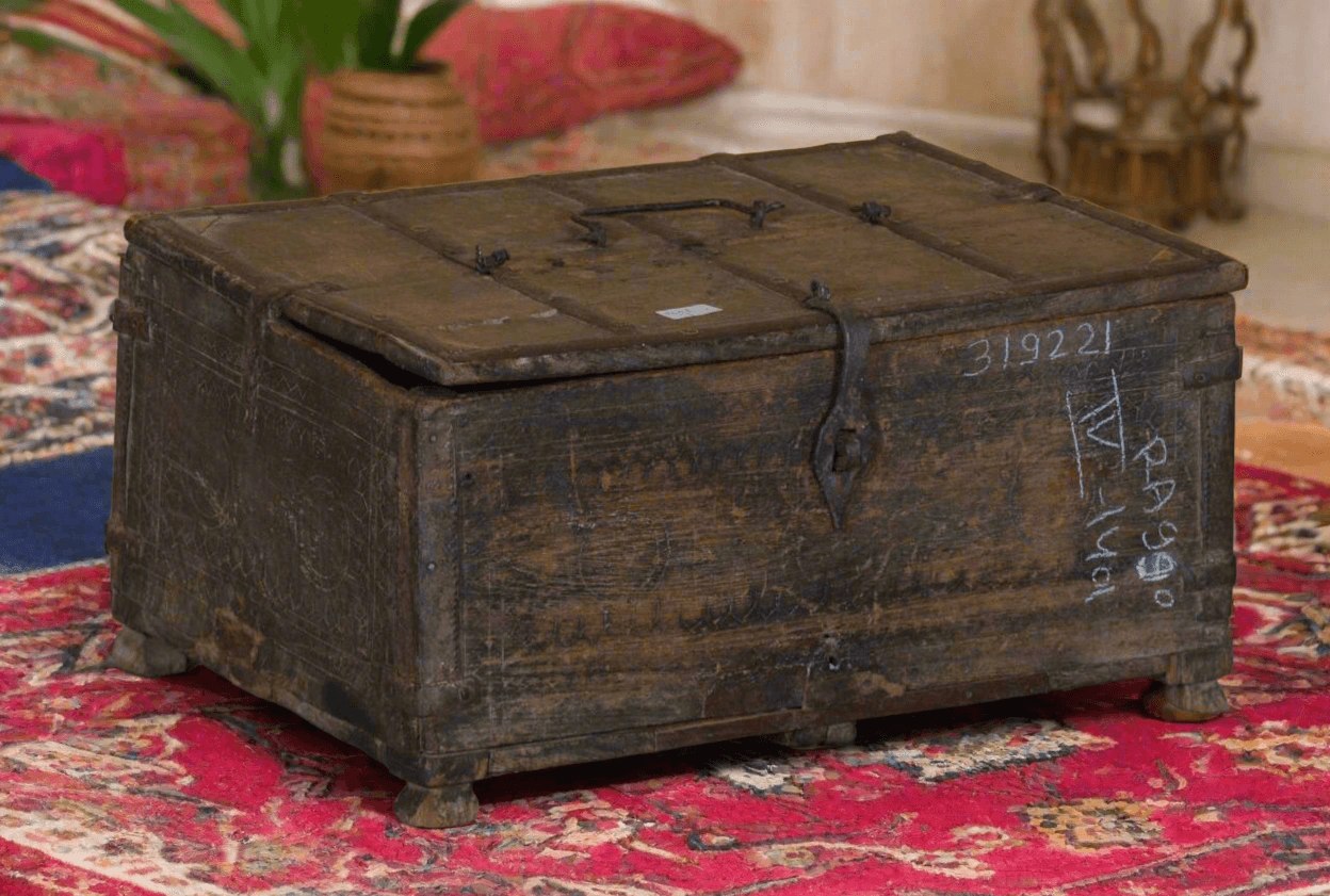 Antique Wooden Keeper - TesuCabinets & Storage