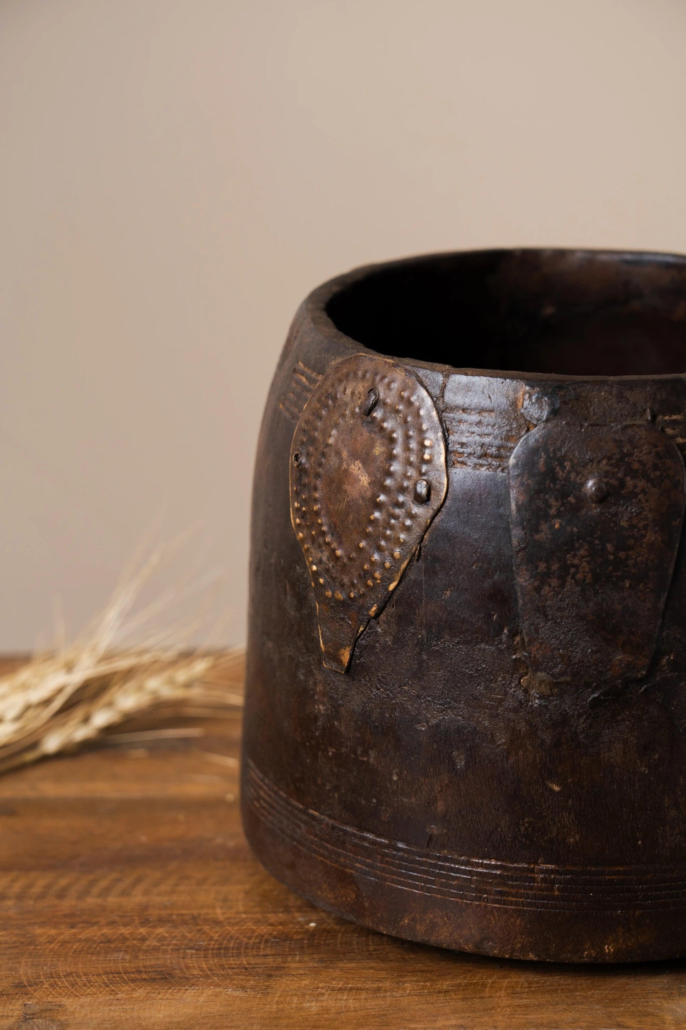 Antique Wooden Tumbler - TesuWooden Pot