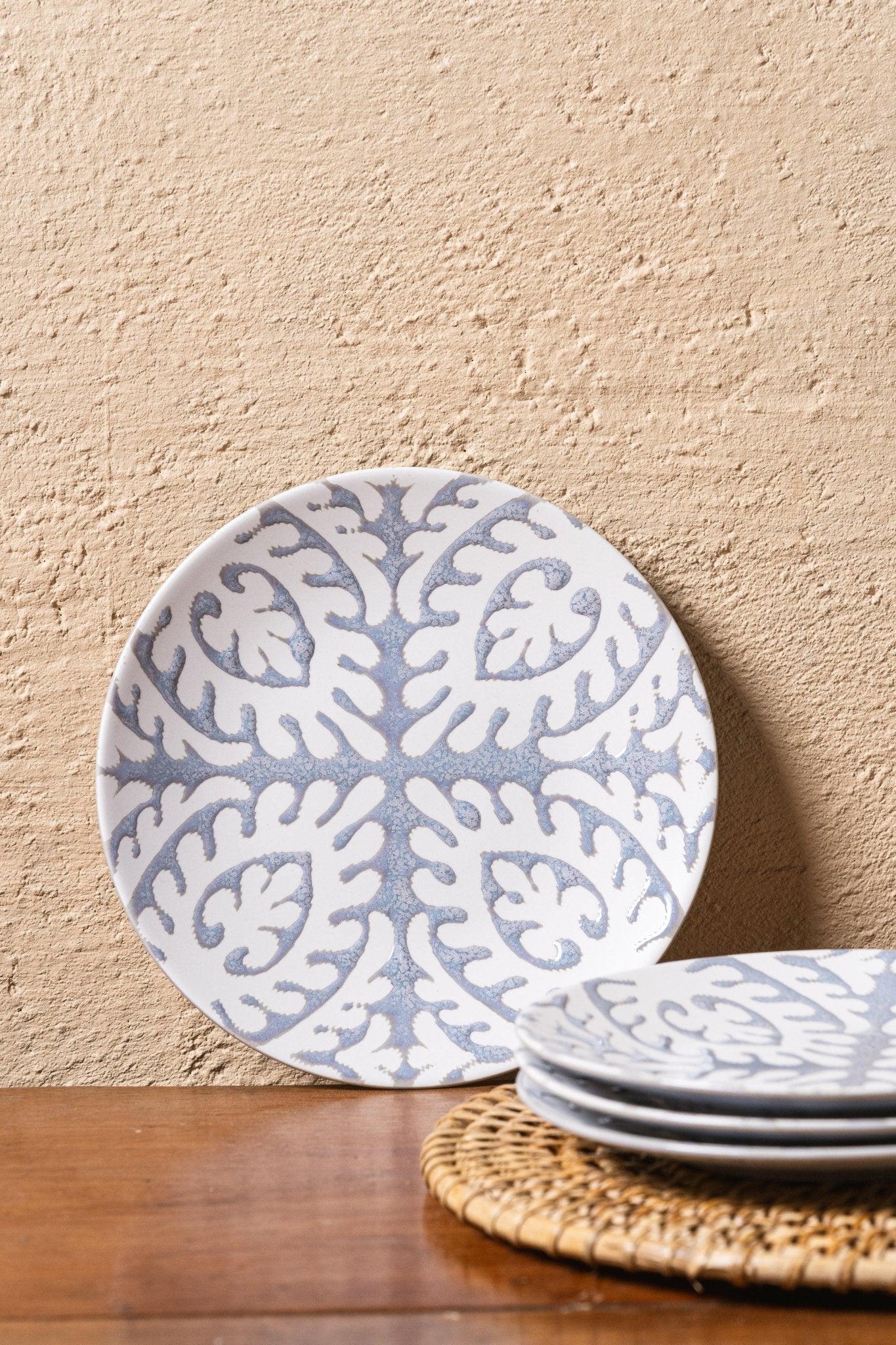 Azure Snack Plate - Set of 4 - TesuCeremic