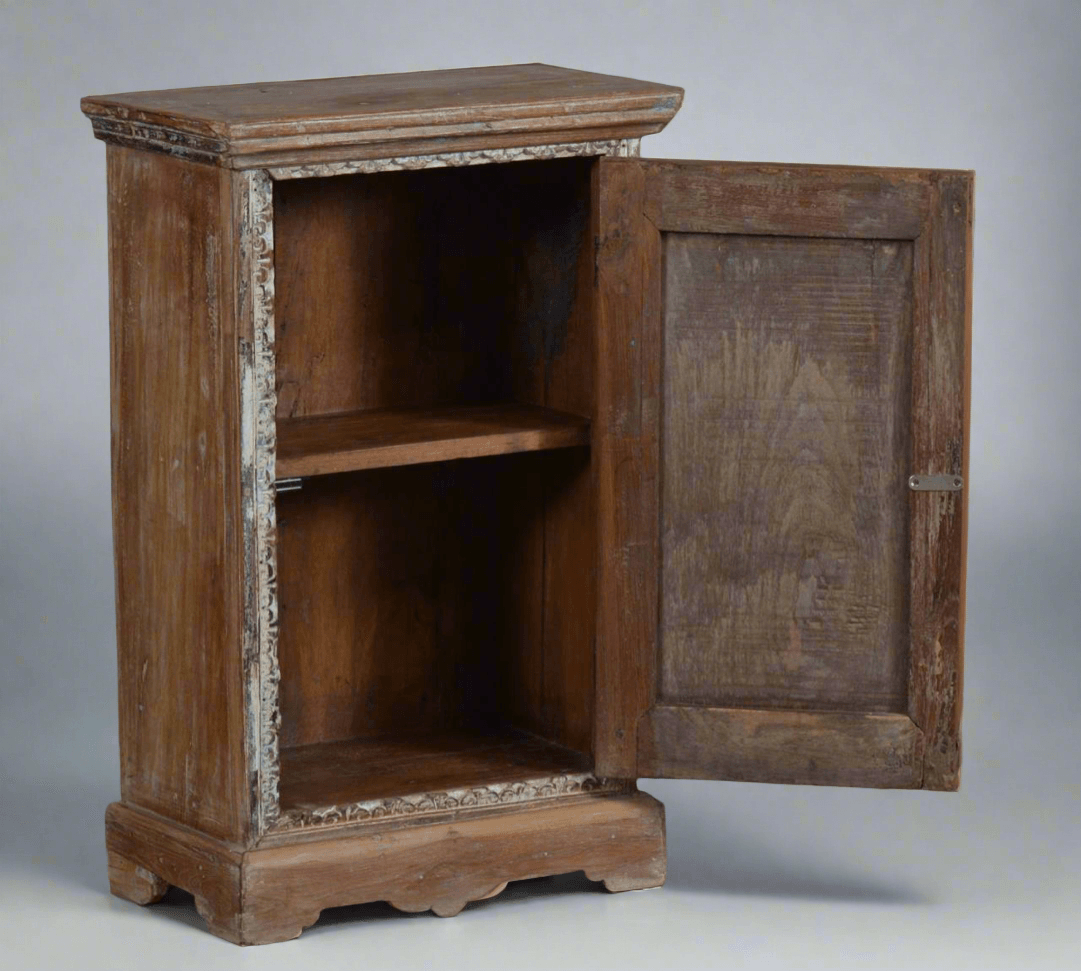 Bedside Handcarved Cabinet - TesuCabinets & Storage