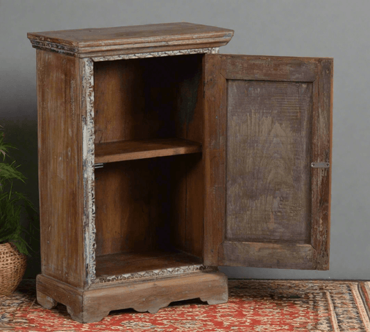 Bedside Handcarved Cabinet - TesuCabinets & Storage
