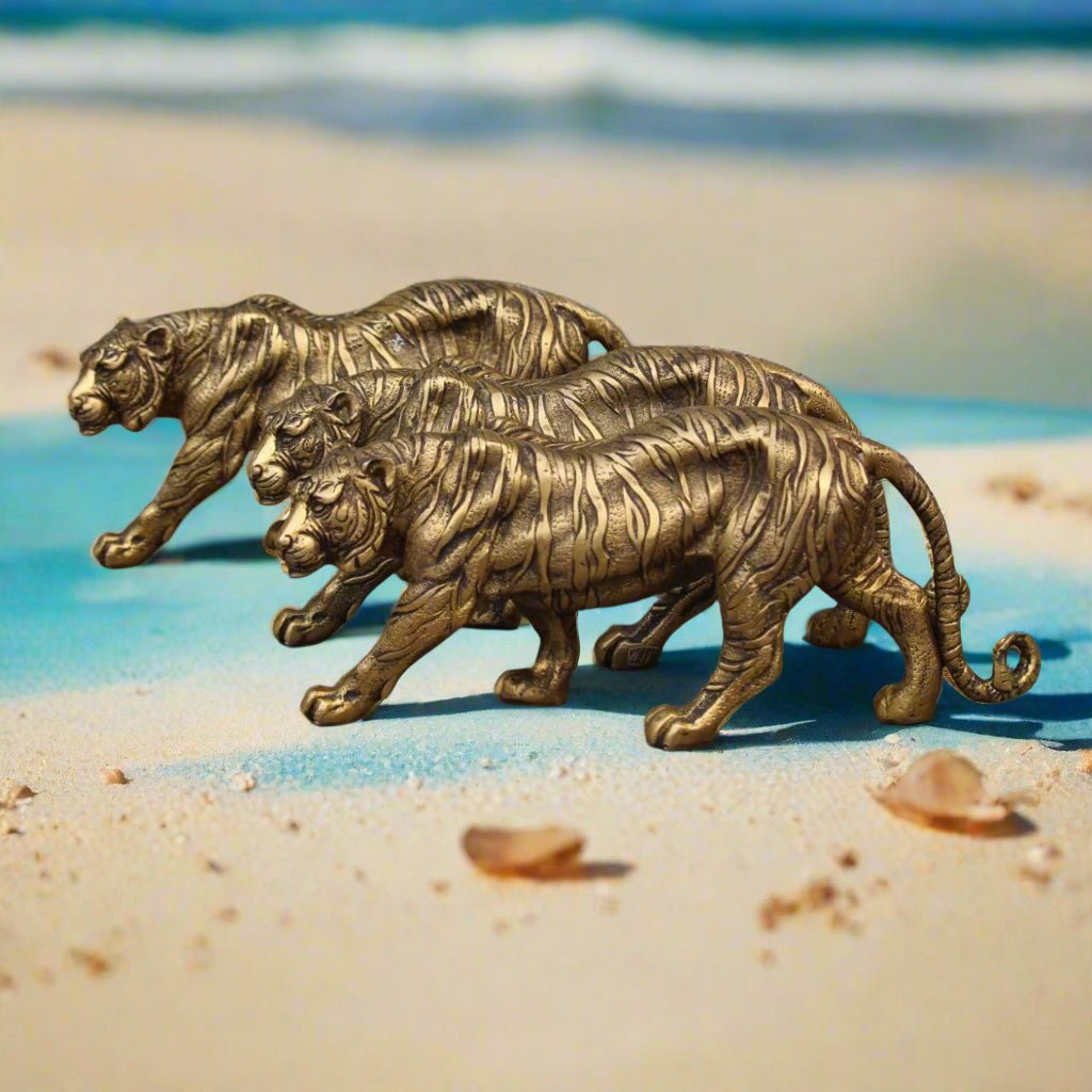 Bengal Brass Tiger - TesuBrass Sculptures