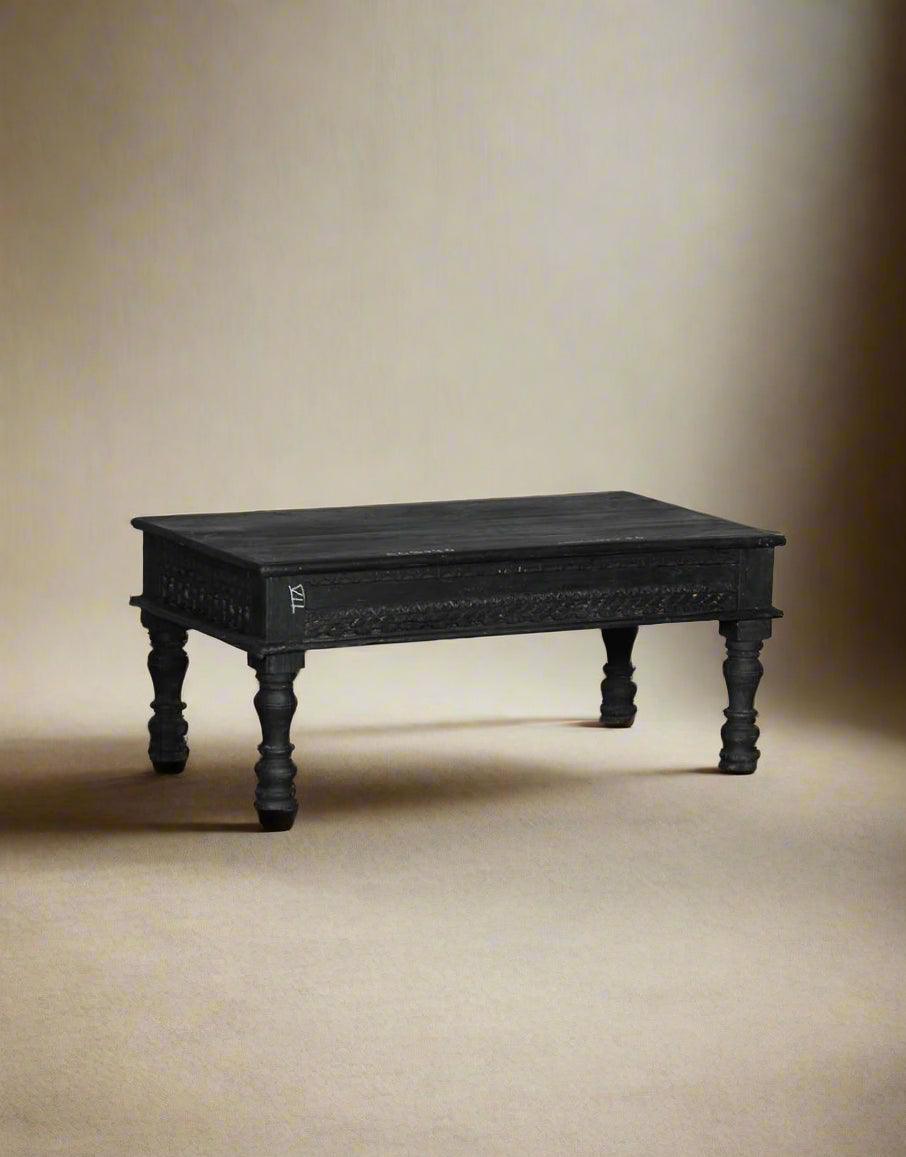 Blackwood Heritage Table – Reclaimed Wood Black Coffee Table