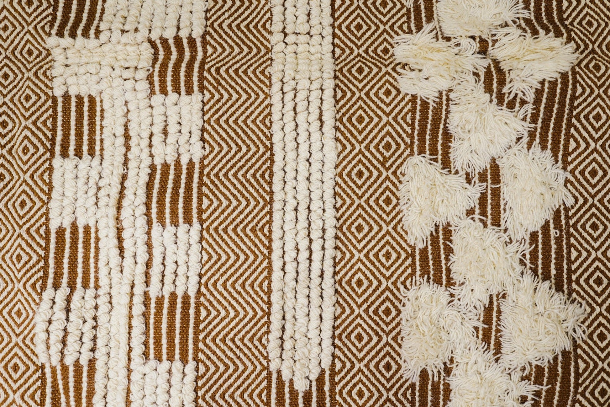 Bohemian Thread Rug - Brown - TesuRugs