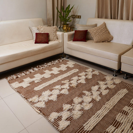 Bohemian Thread Rug - Brown - TesuRugs