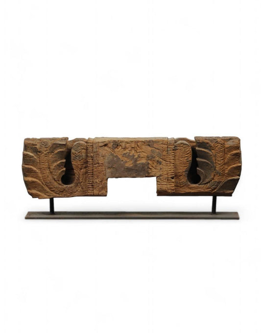 Bracket on Iron Stand - TesuWooden Bracket