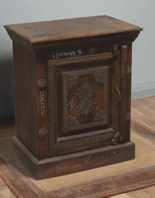 Brass and Wood Cabinet - TesuCabinets & Storage