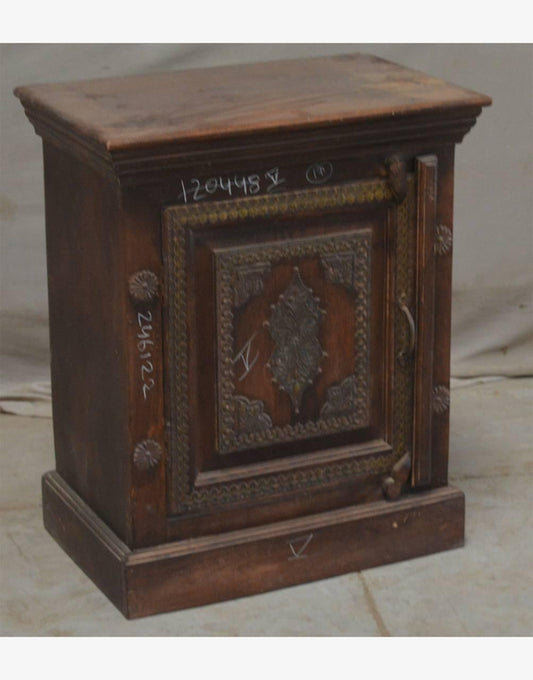 Brass and Wood Cabinet - TesuCabinets & Storage