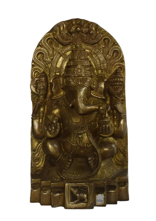 Brass Vighnaharta Idol - TesuBrass Sculptures