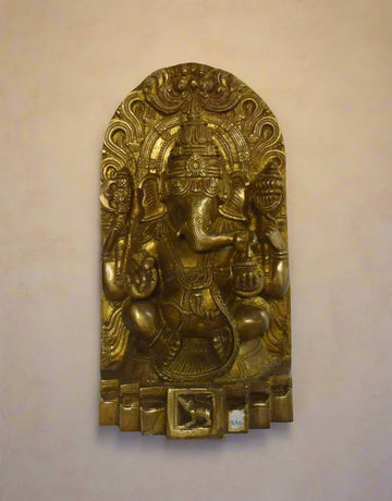 Brass Vighnaharta Idol - TesuBrass Sculptures