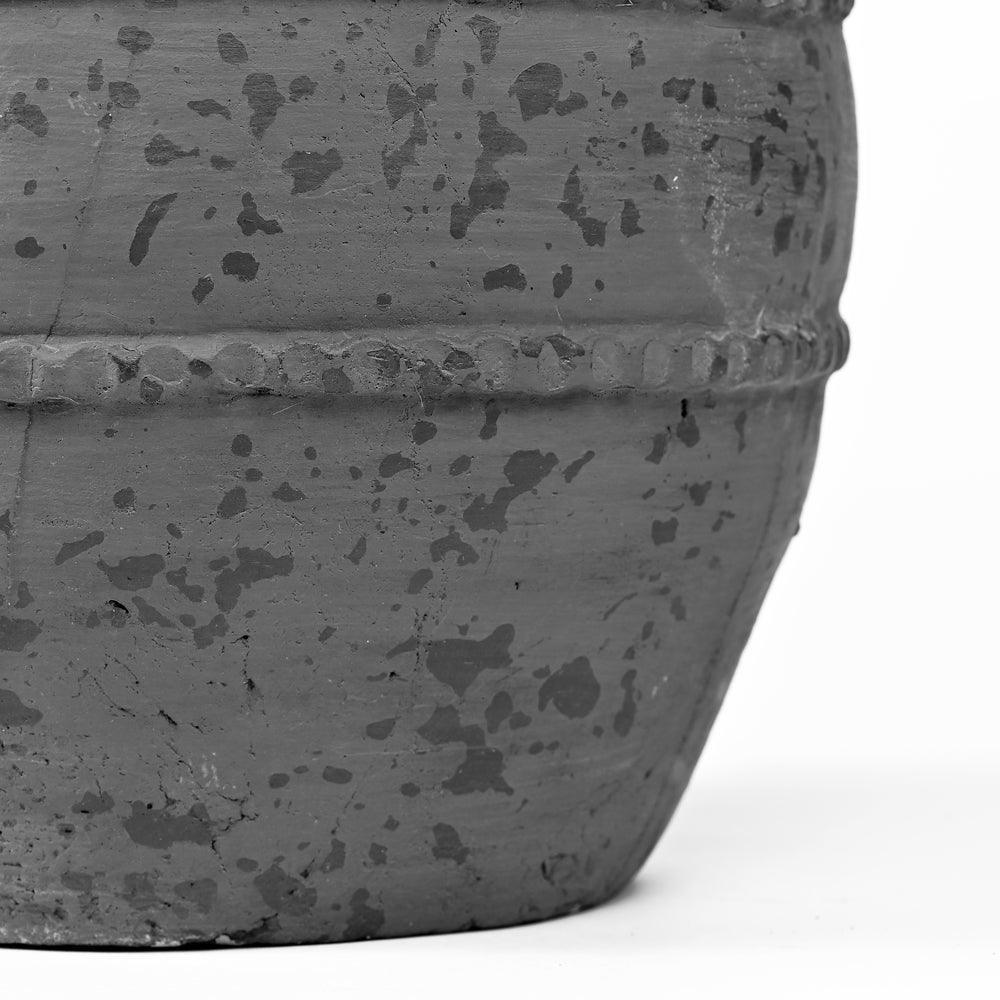 Charcoal Terracotta Pot - TesuClay Pots