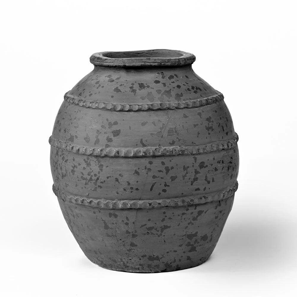 Charcoal Terracotta Pot - TesuClay Pots