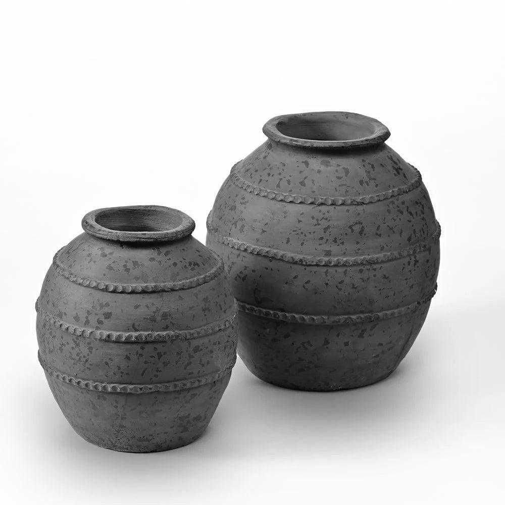 Charcoal Terracotta Pot - TesuClay Pots
