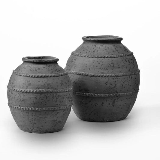 Charcoal Terracotta Pot - TesuClay Pots