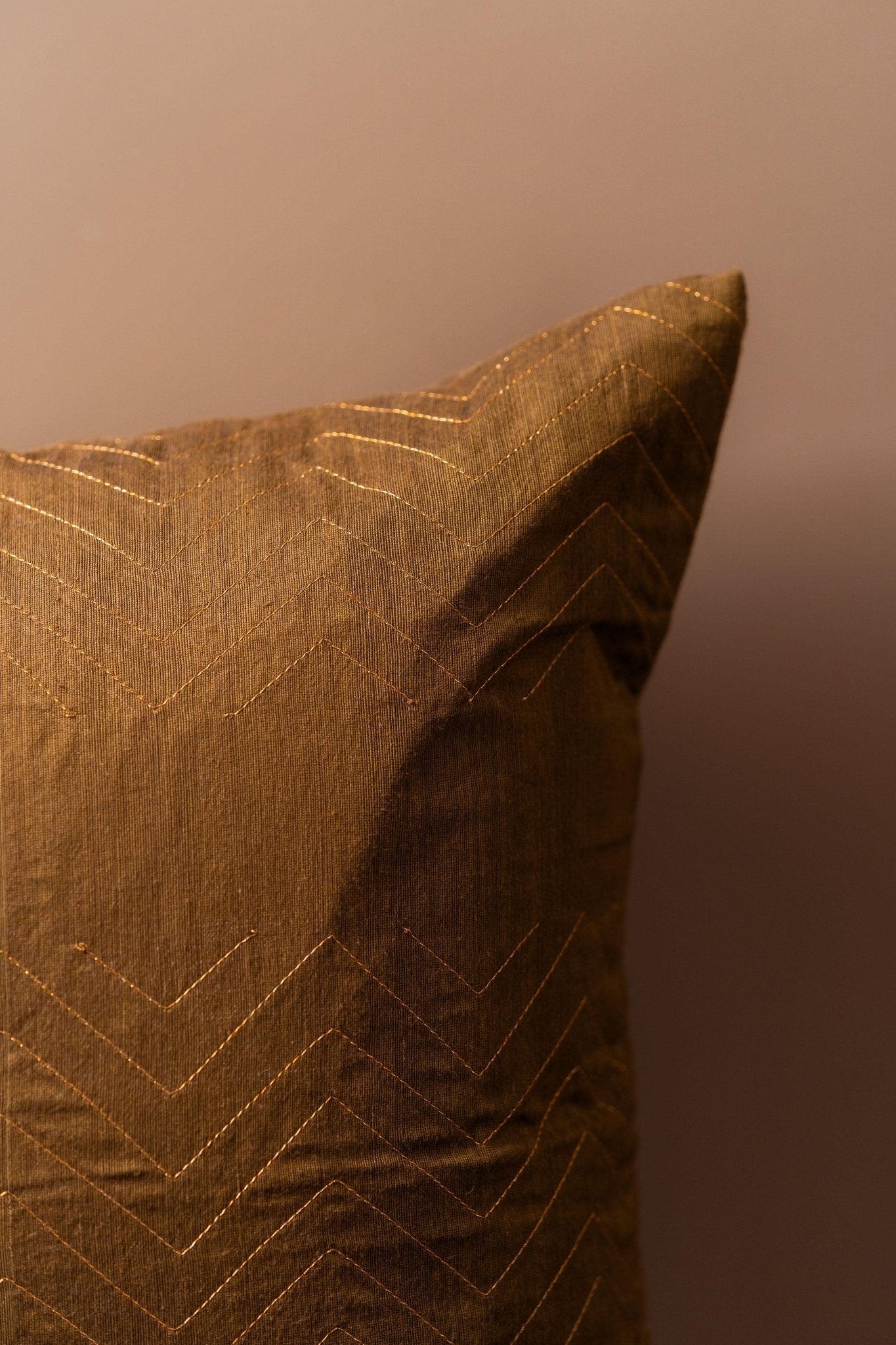 Cocoa Shine Maheshwari Silk Cushion Covers - TesuCushion Covers
