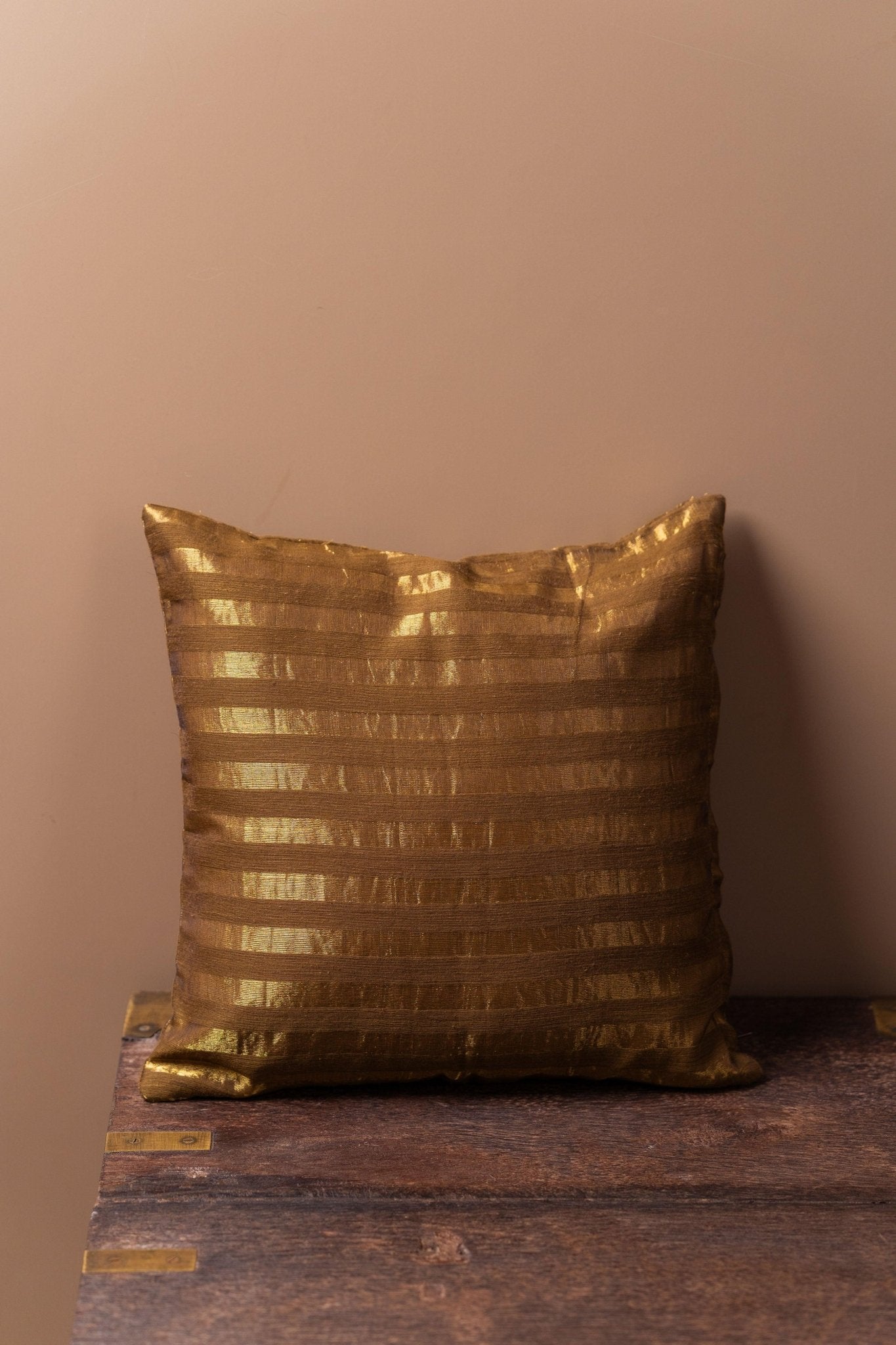 Cocoa Shine Maheshwari Silk Cushion Covers - TesuCushion Covers