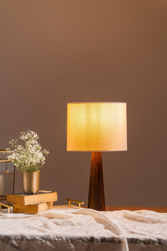 Conical Wooden Table Lamp - TesuTable Lamp