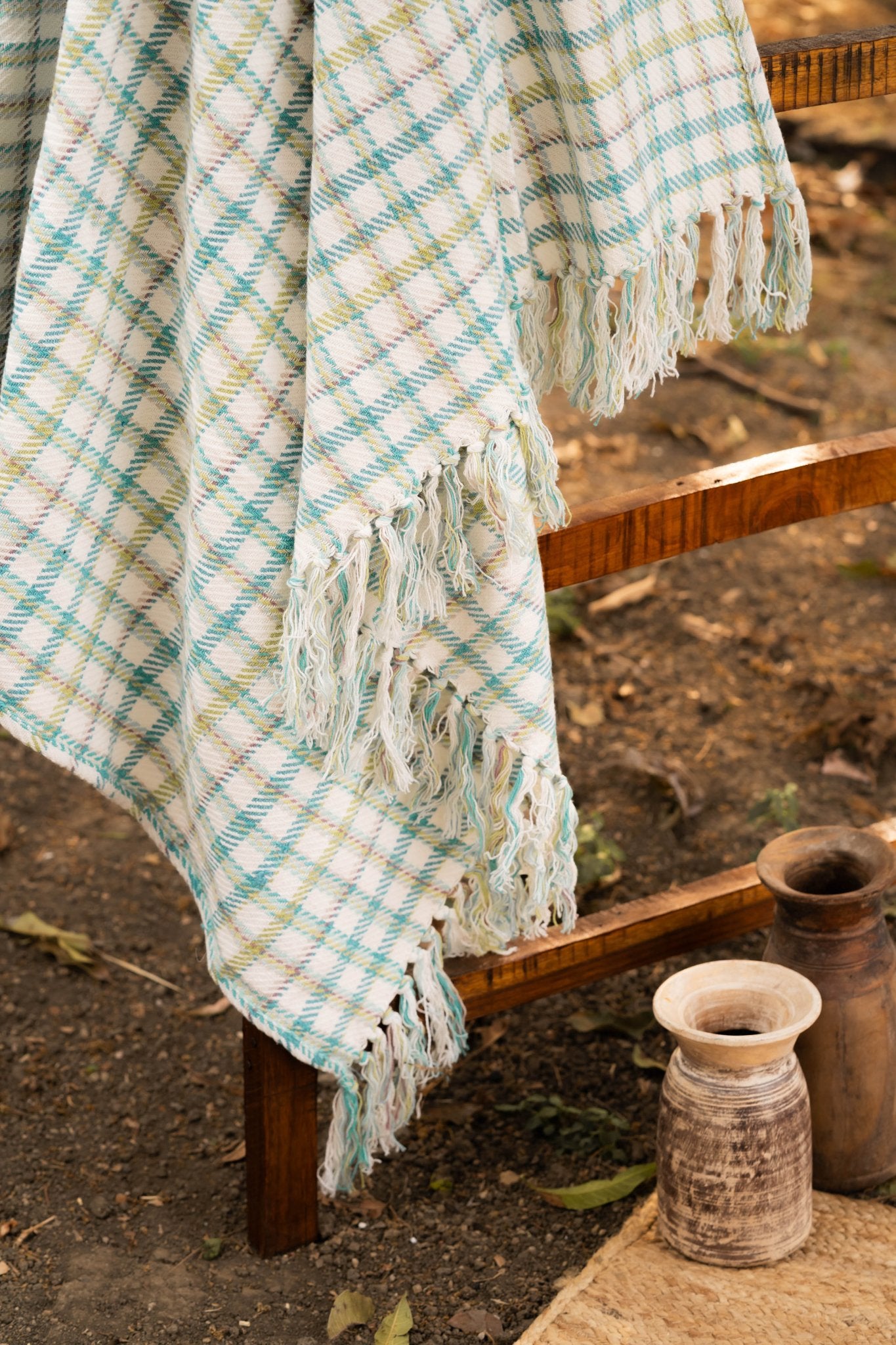 Cottage Checks Throw - TesuThrows