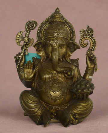 Dhanadayaka Ganapati - TesuBrass Sculptures