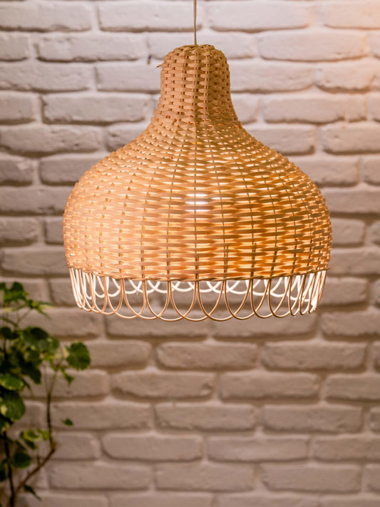 Dome Shaped Cane Lampshade - TesuLampshade