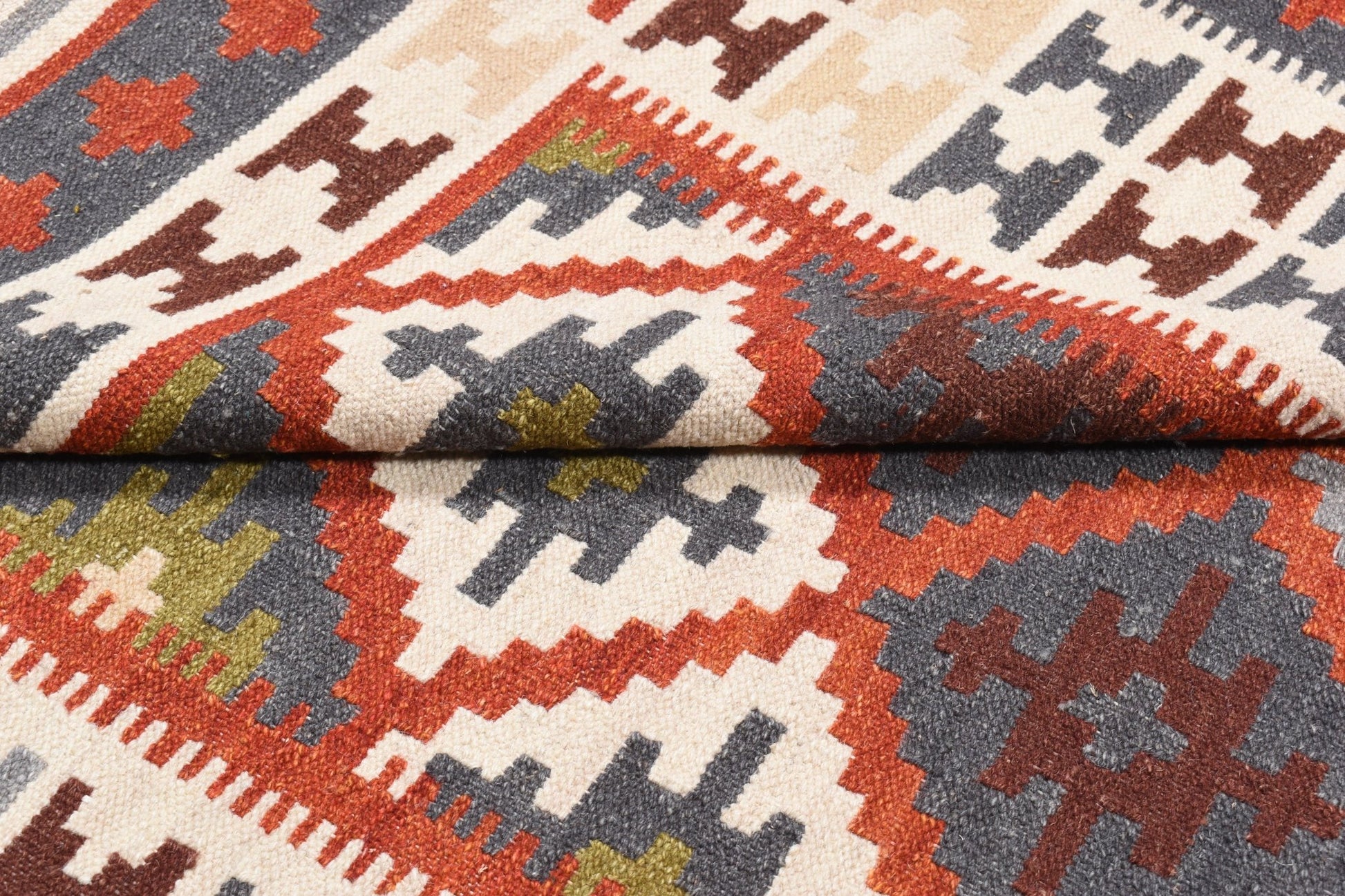 Flatweave Handmade Multicolor Caucasian Rugs - TesuRugs