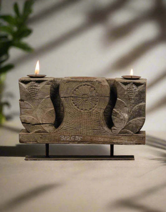Floral Radiance Candle Stand - TesuCandles & Candle Holders
