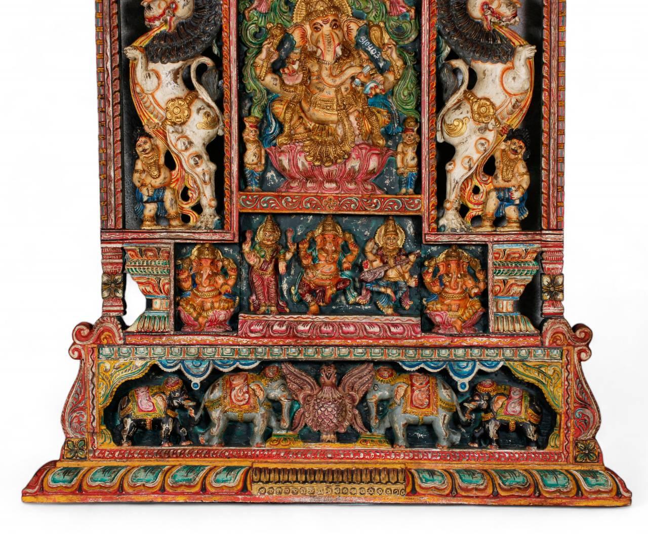 Ganesh Blessings Vintage Panel - TesuWall Decor