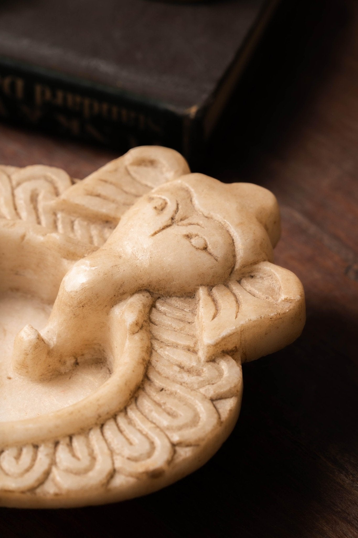 Ganesha Marble Diya - TesuHome Decor