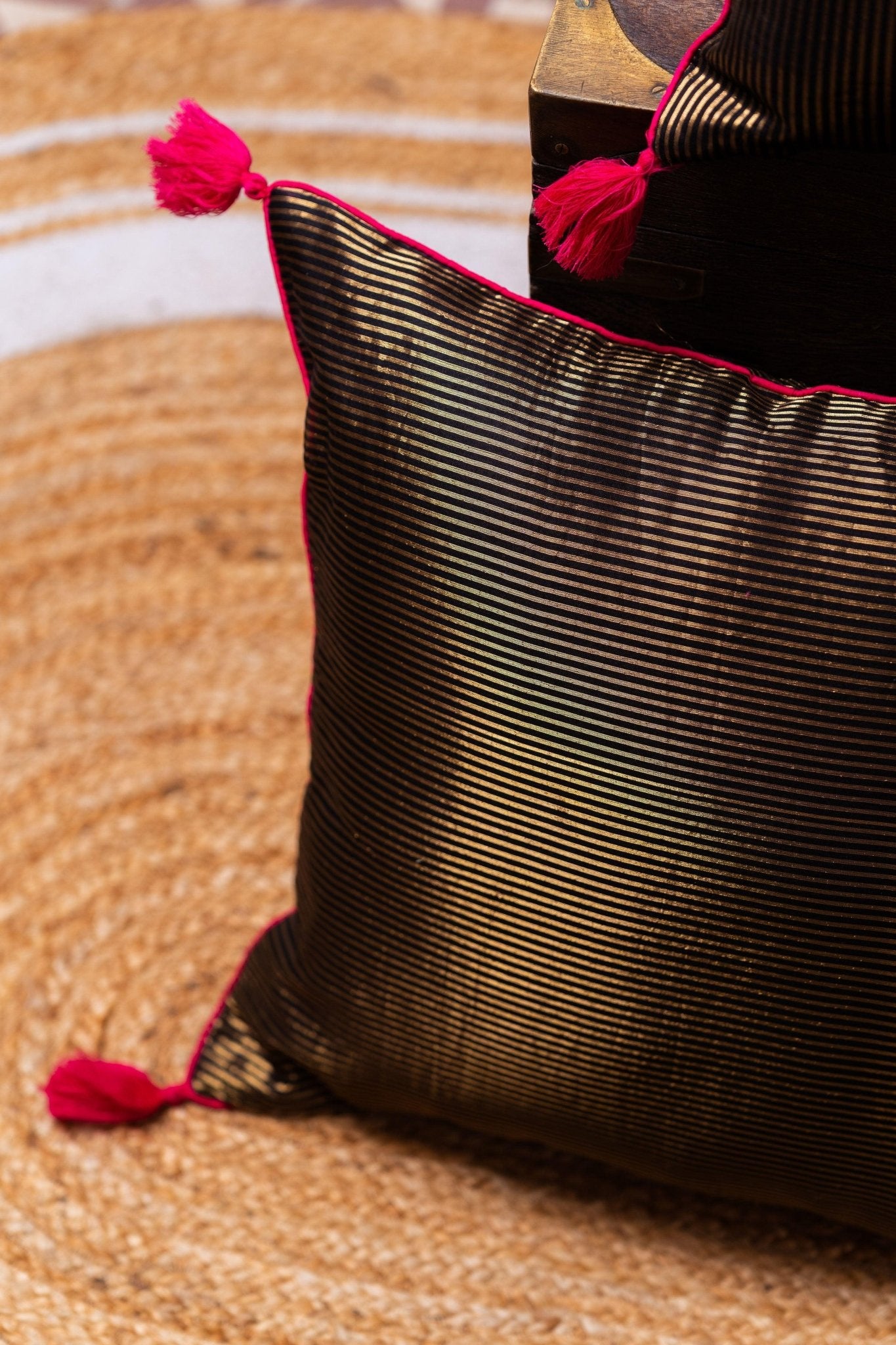 Gleaming Stripes Tissue Cushion Covers - TesuCushion Covers