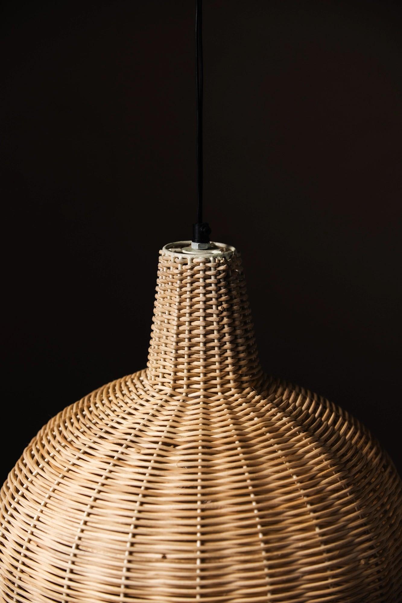 Goblet Rattan Pendant Lampshade - TesuPendant Light