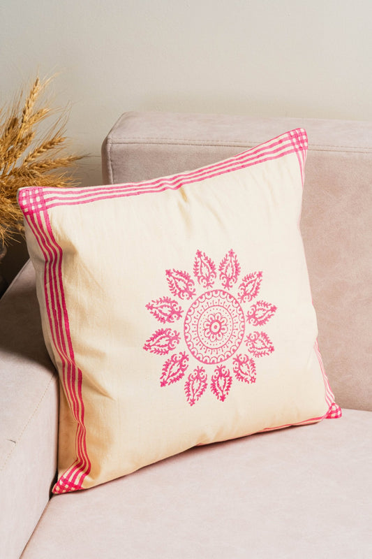 Gulaabkari Floral Bagh Cushion Cover - TesuCushion Covers