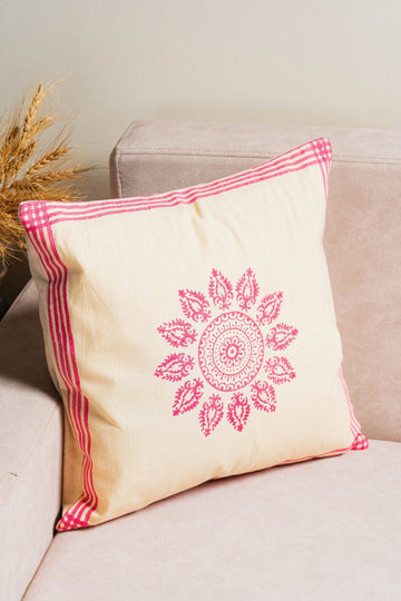Gulaabkari Floral Bagh Cushion Cover - TesuCushion Covers
