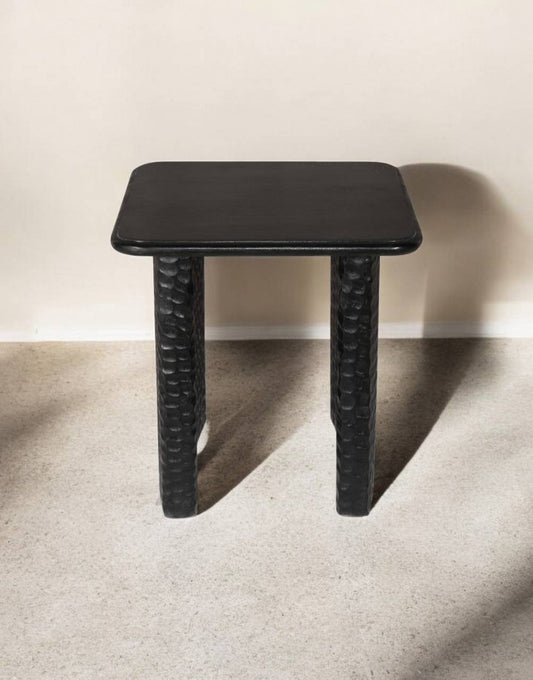 Handcrafted Wooden Square Side Table - TesuTable