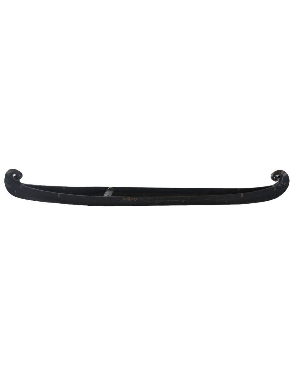 Heritage Traditional 13ft Wooden Boat - Handcrafted Vintage Teak Nautical Decor - TesuSculpture