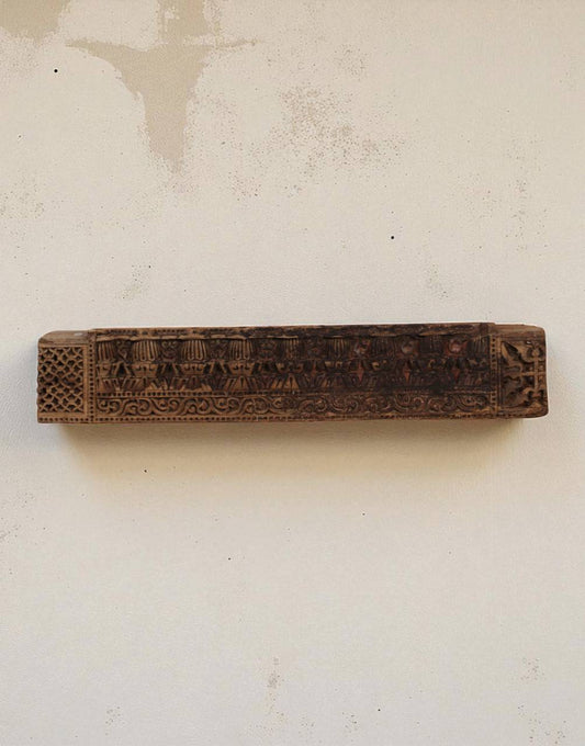 Intricately Carved Wooden Panel - TesuWall Decor