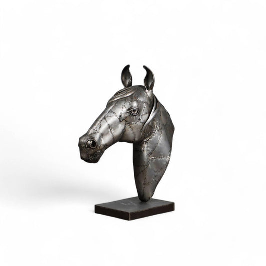 Iron Stallion Head - TesuHome Decor