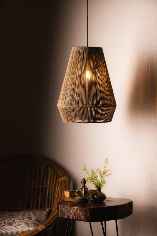 Jute Diamond Shaped Pendant Lampshade - TesuPendant Light