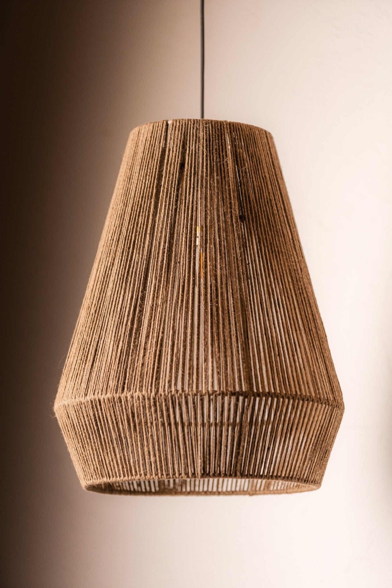 Jute Diamond Shaped Pendant Lampshade - TesuPendant Light