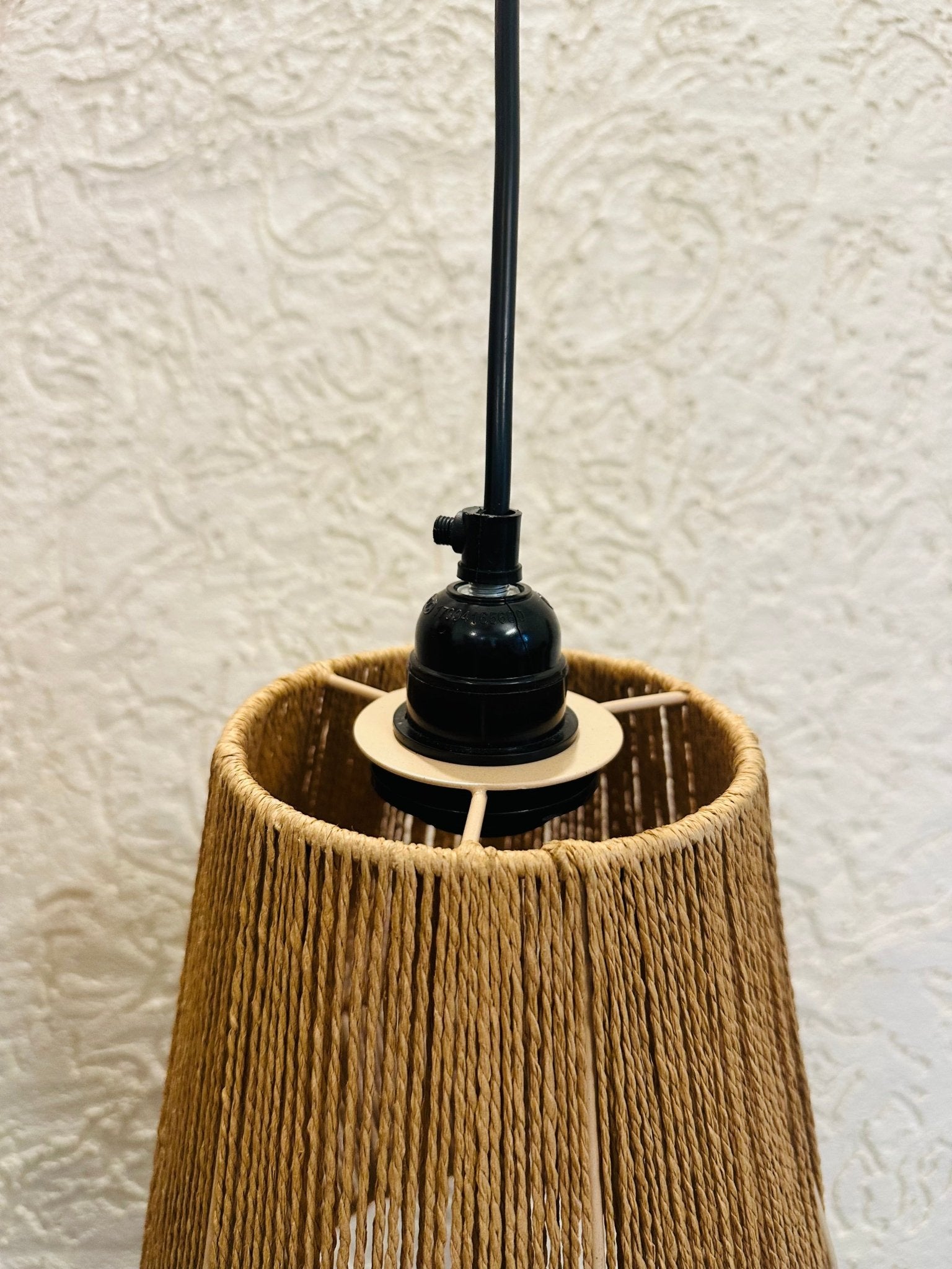 Lantern Weave Jute Pendant Light - TesuPendant Light