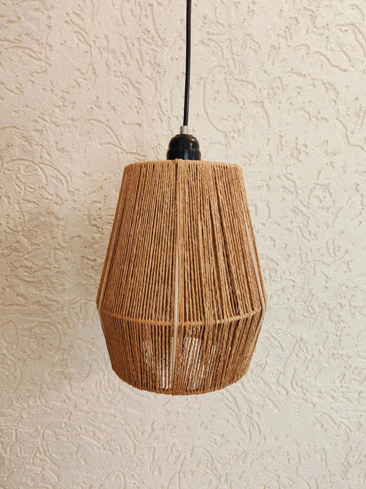 Lantern Weave Jute Pendant Light - TesuPendant Light