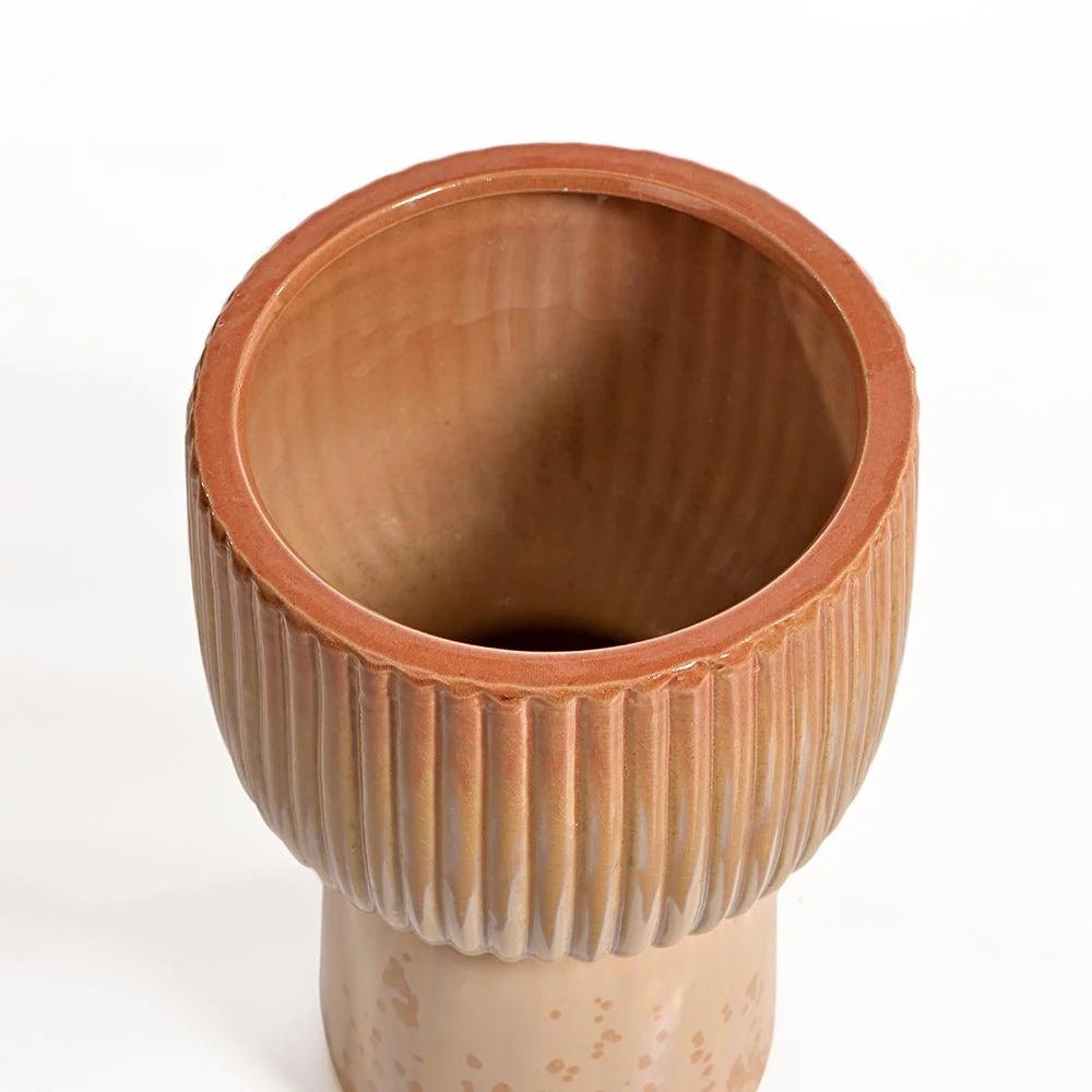 Leaf Tail Ceramic Pot - TesuVases