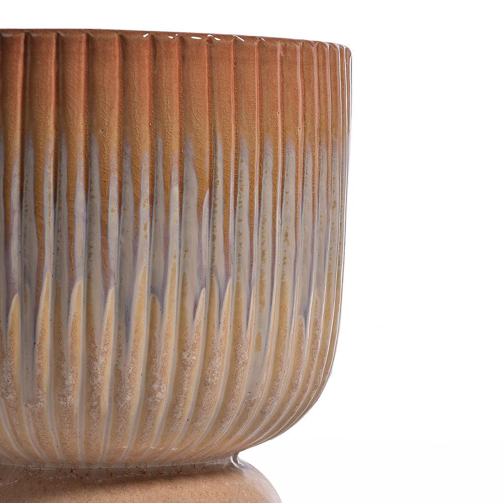 Leaf Tail Ceramic Pot - TesuVases