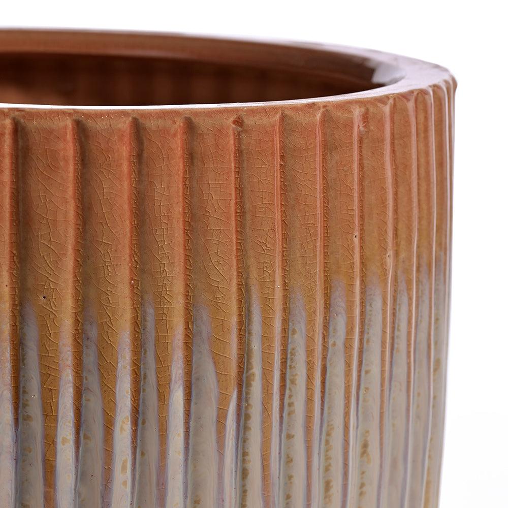Leaf Tail Ceramic Pot - TesuVases